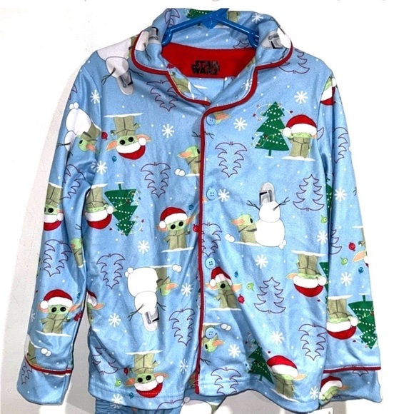 Star Wars pajamas unisex flannel set size 4/5 Christmas NEW gift - Picture 4 of 4